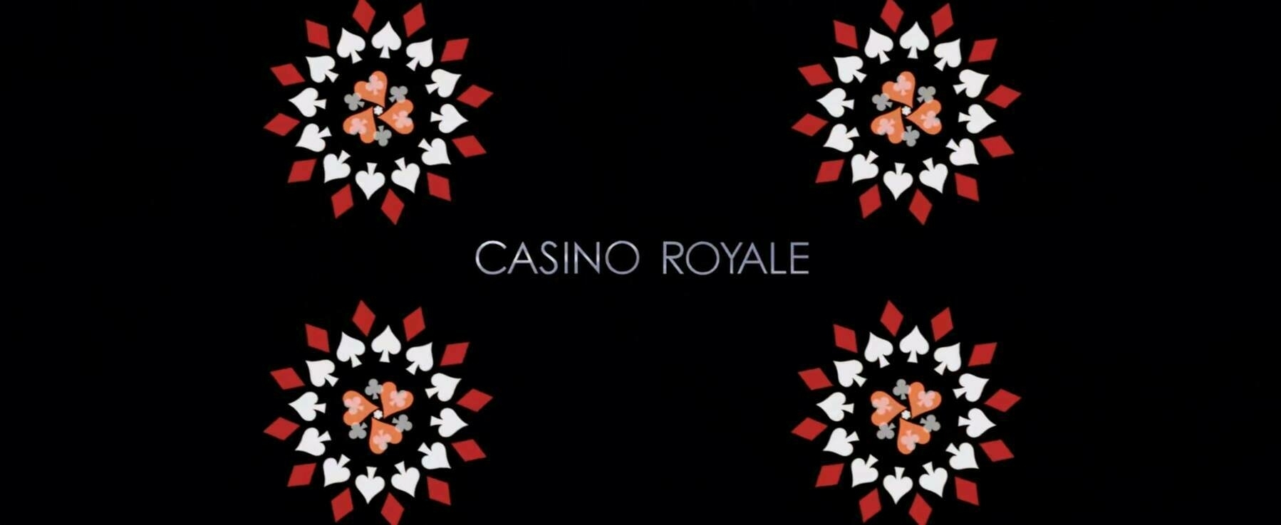 The title card for the film, Casino Royale.