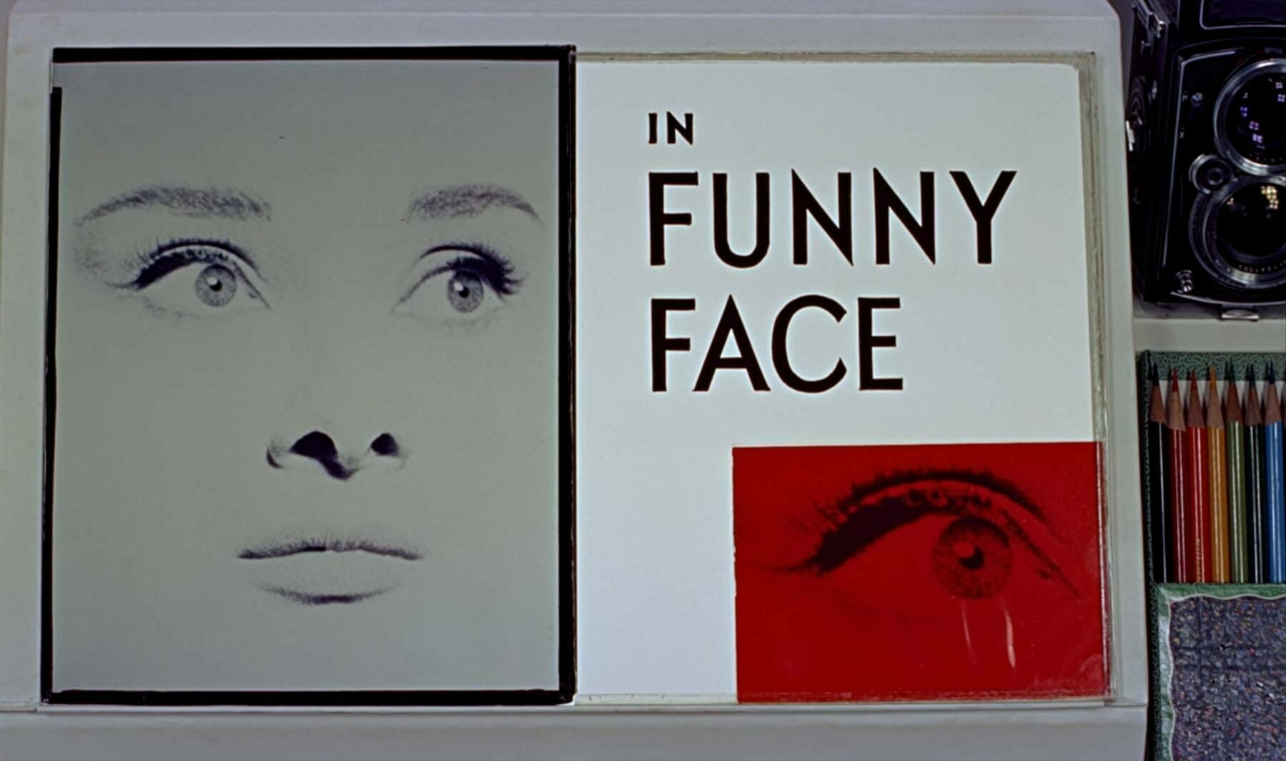 The title card for the film, Funny Face.